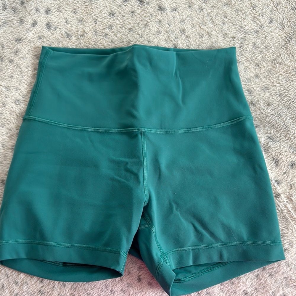 Lululemon Athletica Green Athletic Shorts
